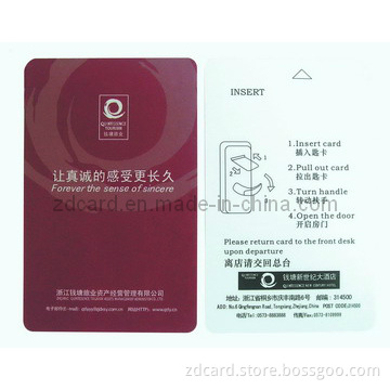 Hotel Access Security Card/Contact IC Card Production